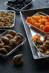 Dried fruits and walnuts