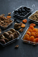 nuts and dried fruits