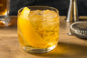 Boozy Refreshing Rusty Nail Cocktail