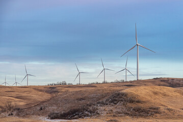 wind turbines farm