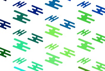 Light Green, Red vector texture with colorful lines.