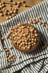 Dry Organic Chickpea Garbanzo Beans