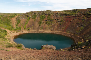 Kerid Volcanic Crater, golden Circle, Iceland
