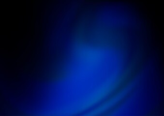 Dark BLUE vector abstract blurred template.