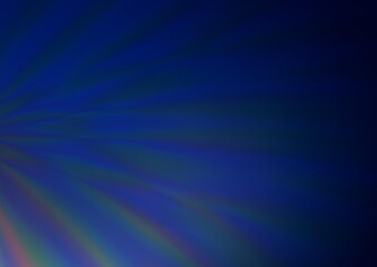 Dark BLUE vector modern elegant background.