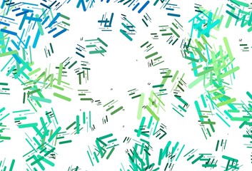 Light Green, Yellow vector template with repeated sticks.