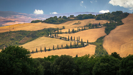 Paesaggio della Val d'Orcia, Toscana