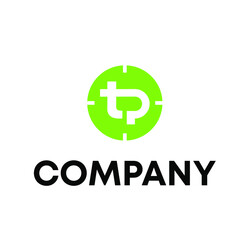 letter TP logo