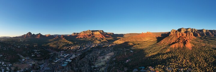 Sedona Panorama at Sunset