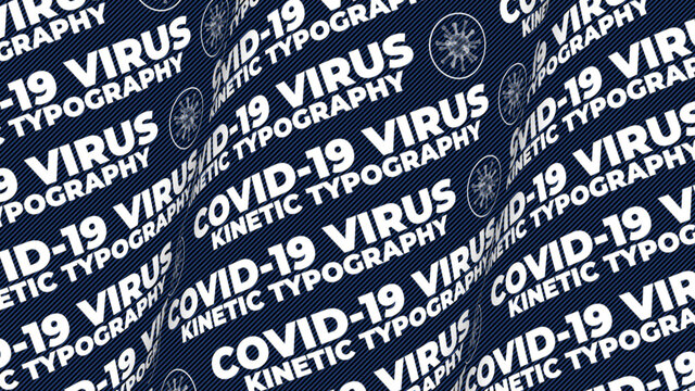 Virus Kinetic Typography Full Frame Titles