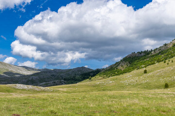 landscape with clouds