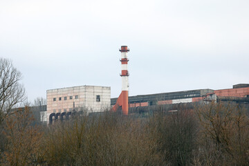 Fototapeta na wymiar steel production at a metallurgical plant 
