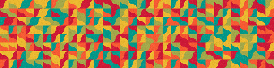 Abstract Geometric Pattern generative computational art illustration