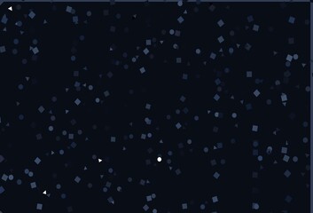 Light BLUE vector texture in poly style with circles, cubes.