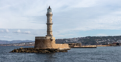Lighthouse of Chania, Crete, Greece