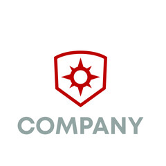 Shield Compass Logo Design