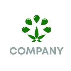 CBD cannabis oil logo 