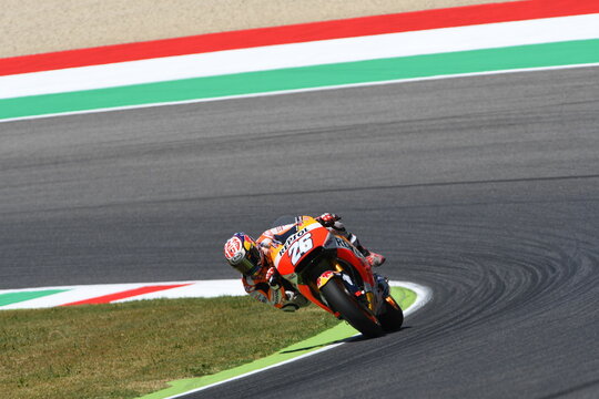 Mugello - ITALY, JUNE 3: Spanish Honda Repsol rider Daniel Pedrosa at 2017 OAKLEY GP of Italy of MotoGP Mugello on JUNE 3, 2017. Italy