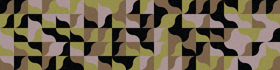 Abstract Geometric Pattern generative computational art illustration