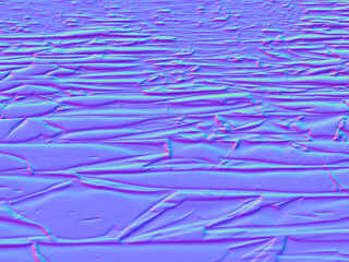 Texture of peeling paint in normal map