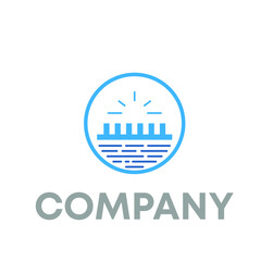 Fototapeta premium Dock Logo Design 
