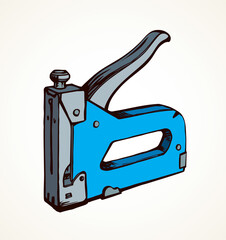Stapler. Vector drawing