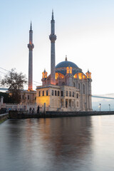 Ortakoy Mosque in Istanbul City, Turkey