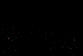 Dark yellow, orange vector background with gender symbols.