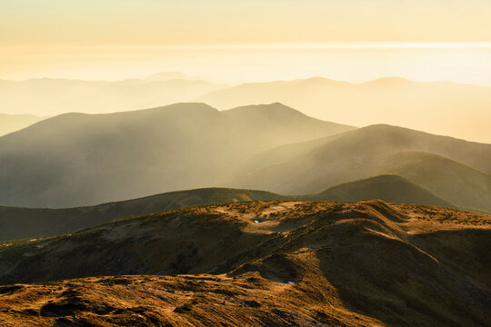 Ukraine, Zakarpattia region, Rakhiv district, Carpathians, Chornohora, mountain Hoverla, mountain Petros