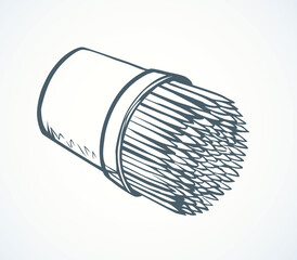 Toothpicks. Vector drawing