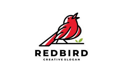 Awesome Line Bird Creative Unique Logo Template