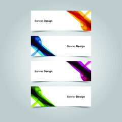 Vector Abstract banner web template