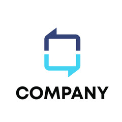 Fototapeta premium communication logo