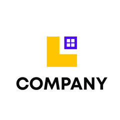 L Home Logo Design