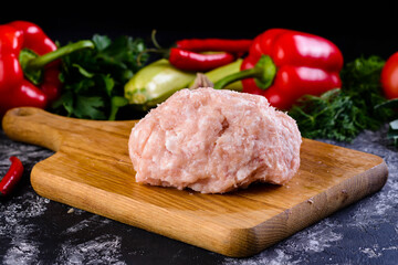 Minced meat ground chicken