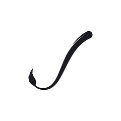 cow tail icon vector illustration template