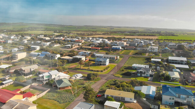 Middleton Beach aerial view, South Australia