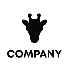 Fototapeta premium giraffe logo