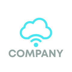 signal with cloud logo