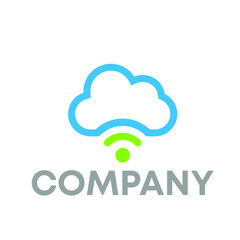 signal with cloud logo
