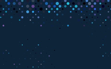 Light Multicolor, Rainbow vector background with bubbles.