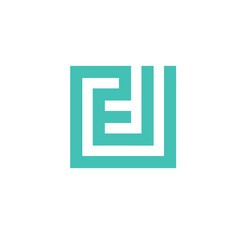 Fototapeta premium ED logo