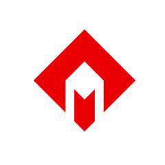 M logo