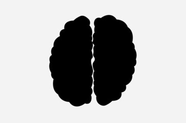 Human organ; Brain. drawing.