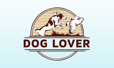Dog lover vector t-shirt design template, Dog t shirt Vector Graphics to download