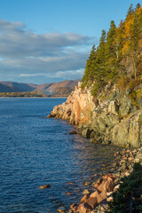 rugged coast of Cape Breton Island