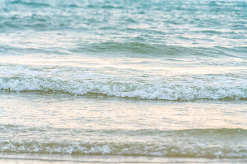 Sea and sand in Silver Beach, Beihai City, Guangxi Province, China