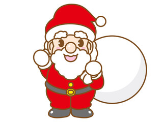 サンタクロースのベクターイラスト素材