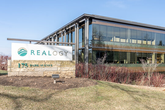 New Jersey, USA - January 27, 2019: Realogy headquarters in New Jersey. Realogy Holdings Corp is an American publicly owned company real estate and relocation services company