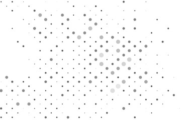 Light Silver, Gray vector pattern with spheres.